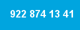 922 874 13 41